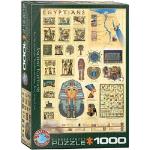 1000 Teile Eurographics Ägypter Puzzles aus Pappkarton 