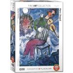 1000 Teile Eurographics Marc Chagall Zirkus Puzzles Frankreich 