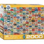 2000 Teile Volkswagen / VW Transport & Verkehr Puzzles Auto 