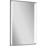 Silbergraue Moderne Fackelmann Badezimmerspiegel beleuchtet 