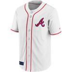 Fanatics - MLB Atlanta Braves Franchise Poly Jersey Hemd : Weiß S Farbe: Weiß Größe: S