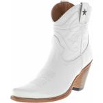 Weiße FB Fashion Boots Westernstiefeletten für Damen 
