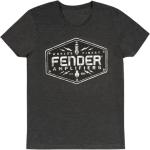 Dunkelgrau Fender Herrenfanshirts aus Baumwolle Größe L 