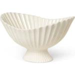 Weiße Ferm Living Dekoschalen matt aus Keramik 