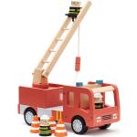 Kids Concept Feuerwehr Spielzeugautos Auto aus Holz für 3 bis 5 Jahre 