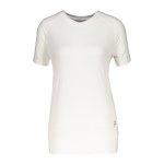 Weiße Kurzärmelige Fila T-Shirts aus Elastan für Damen Größe S 