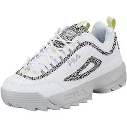 FILA Damen Disruptor wmn Sneaker, White Gray Violet, 37 EU