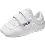 Weiße Fila Sneaker mit Klettverschluss Klettverschluss für Kinder Größe 19 