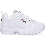 Weiße Fila Disruptor Flache Sneaker für Kinder Größe 32 