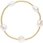 Weiße FIRETTI Perlenarmbänder aus Silber für Damen zu Weihnachten 