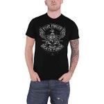 Five Finger Death Punch Herren Howe Eagle Crest T-Shirt, Schwarz (Black Black), Large