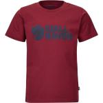 Rote Klassische Fjällräven Kinder-T-Shirts für Babys Größe 128 