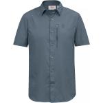 Reduzierte Blaue Kurzärmelige Streetwear Fjällräven Abisko Outdoorhemden aus Polyamid für Herren Größe S 