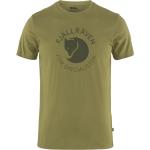 Grüne Fjällräven T-Shirts Fuchs aus Jersey für Herren Größe XS 