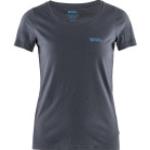 Marineblaue Kurzärmelige Fjällräven Nachhaltige T-Shirts aus Jersey für Damen Größe XS 