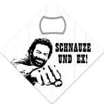 Flaschenöffner Bud Spencer "Schnauze Und Ex" schwarz/weiß