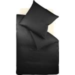 Schwarze Fleuresse Colours Bettwäsche & Bettbezüge aus Jersey trocknergeeignet 2 Teile 