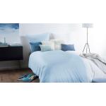 Blaue Fleuresse Jade Bettwäsche & Bettbezüge aus Baumwolle 220x200 cm 3 Teile 