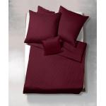 Rote Gestreifte Fleuresse Bettwäsche & Bettbezüge aus Baumwolle trocknergeeignet 200x200 cm 2 Teile 