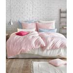 Pinke Moderne Fleuresse Bettwäsche & Bettbezüge aus Leinen trocknergeeignet 200x200 cm 3 Teile 