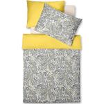 Gelbe Fleuresse Bettwäsche Sets & Bettwäsche-Garnituren Zitronen aus Mako Satin 140x220 cm 