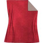 Rote Fleuresse Lech Kuscheldecken & Wohndecken aus Baumwolle trocknergeeignet 150x200 cm 
