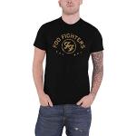 Foo Fighters Arched Star Männer T-Shirt schwarz S 100% Baumwolle Band-Merch, Bands