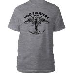 Foo Fighters Unisex FOOTS05MG04 T-Shirt, grau, XL