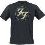 Foo Fighters Logo In Circle T-Shirt schwarz