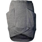 Dunkelgrau Format Sweatröcke aus Baumwolle für Damen Größe XS 