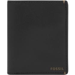 FOSSIL Joshua Vegan Cactus Front Pocket Wallet Black
