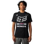 Reduzierte Schwarze FOX Honda T-Shirts Fuchs für Herren Größe S 