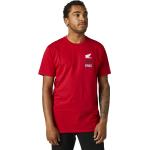 Reduzierte Rote Kurzärmelige FOX Honda T-Shirts Fuchs für Damen Größe S 