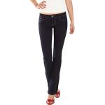 Dunkelblaue Bootcut Jeans für Damen Größe L 