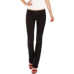 Schwarze Bootcut Jeans für Damen Größe XL 