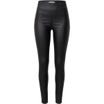 Schwarze Freequent High Waist Hosen aus Viskose für Damen Größe XS 