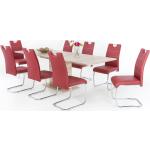 Rote Loftscape Freischwinger Stühle aus Kunstleder 