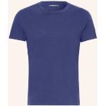 Reduzierte Dunkelblaue T-Shirts aus Baumwolle für Herren Größe XL 