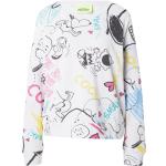 Frogbox Damen Sweatshirt 'Peanuts' pastellgelb / pink / schwarz / weiß, Größe S, 15695317