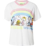 Frogbox Damen T-Shirt 'Peanuts' hellblau / gelb / rosa / weiß, Größe 38, 15612574