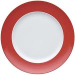 Reduzierte Rote Gestreifte Thomas Sunny Day Frühstücksteller 22 cm aus Porzellan 