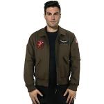 Armeegrüne Tom Cruise Halloween Pilotenkostüme aus Baumwolle für Herren Größe S 