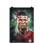 Fußball Poster - Cristiano Ronaldo Poster - Portugal Poster - Fußballlegende Poster - 61x91cm - Perfekt zum Einrahmen