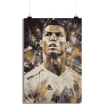 Fußball Poster - Cristiano Ronaldo Poster - Real Madrid Poster - 61x91cm - Perfekt zum Einrahmen