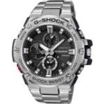 Silberne Casio G-Shock Automatik Armbanduhren mit Chronograph-Zifferblatt Keine Ziffern 