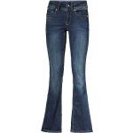 Dunkelblaue G-Star Midge Bootcut Jeans raw aus Elastan für Damen Größe XL 