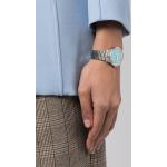 Silberne Gucci G-Timeless Runde Damenarmbanduhren aus Edelstahl 