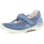 Blaue Gabor Comfort Sandaletten  mit herausnehmbarem Fußbett mit Absatzhöhe 7cm bis 9cm 