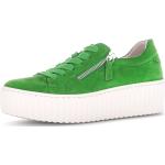Grüne Gabor Plateau Sneaker für Damen Größe 44 