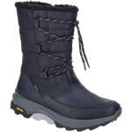 Dunkelblaue Gabor Rollingsoft Gore Tex Winterstiefel & Winter Boots Reißverschluss mit herausnehmbarem Fußbett für Damen 